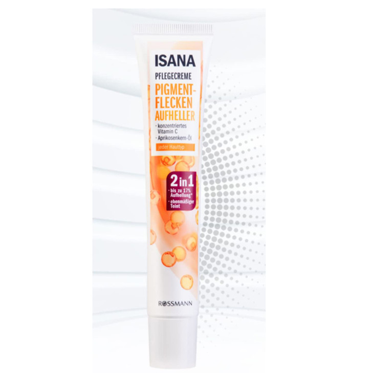 1 PC Isana Pigment Flecken 2 in 1 Vitamin C Freckle and Darkness Removal Serum Removing Darkness and Pimple Spots Around