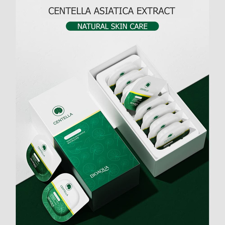 BIOAQUA Centella Asiatica Pudding Face Mask Cleanse Nourish Moisturizing Smooth Facial Skin 78g 8pack