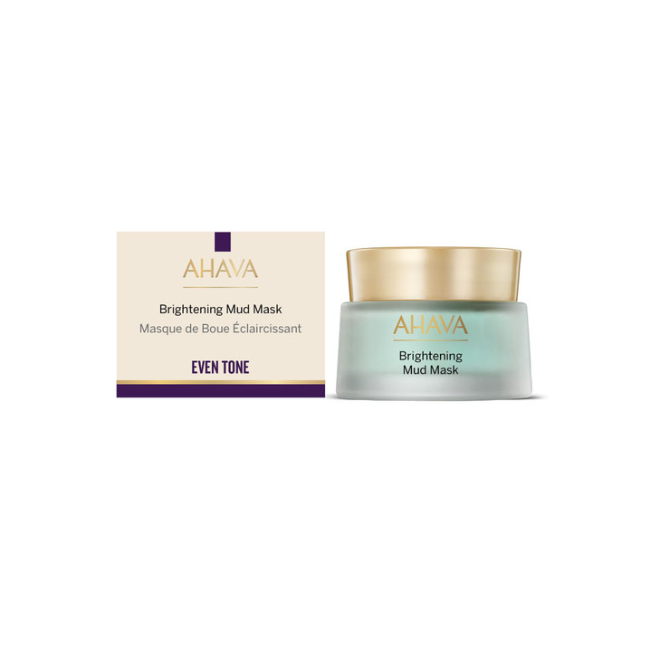 AHAVA Mineral Mud Brightening Hydrating Facial Treatment Mask Deeply Hydrating Mud Mask for Instant Radiance Evens out S