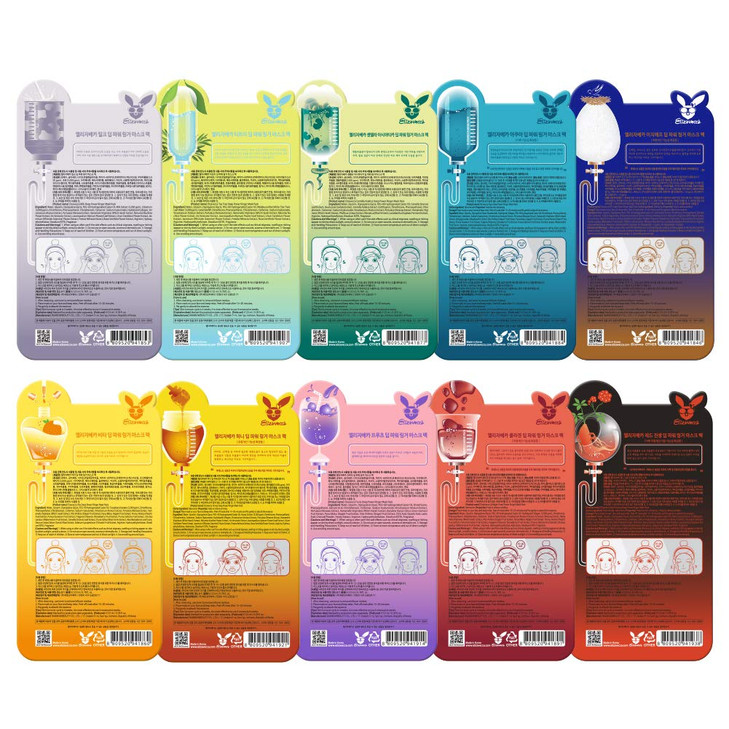 Elizavecca Deep Power Ringer 10 Type Mask Packskoreanbeautykbeautyface mask packsheet mask pack