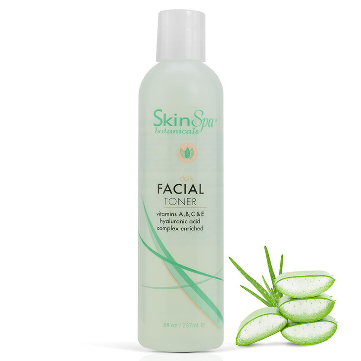 Skin Spa Face Toner for All Skin Types 8 Oz Skin Care Daily Facial Toner Hydrates and Refresh Skin Non Alcoholic and Par