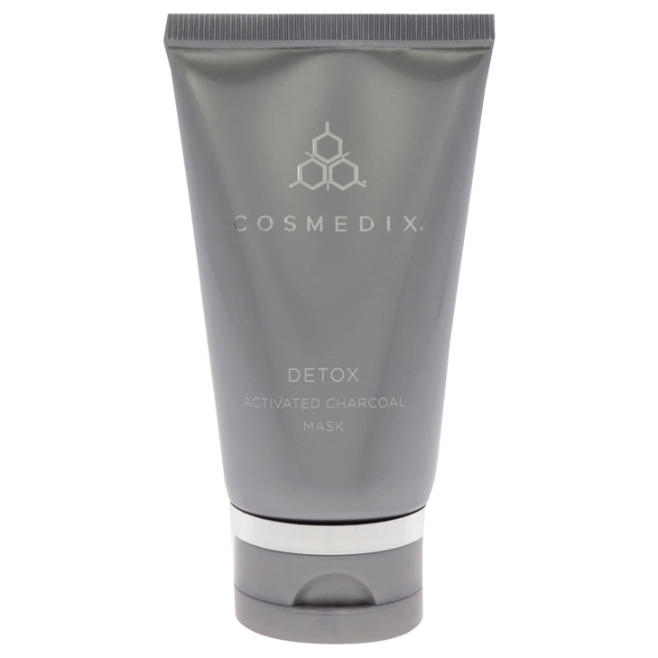 COSMEDIX Activated Charcoal Detox Mask Gently Exfoliates Skin Cleanses Away AgeAccelerating Pollutants and Removes Every