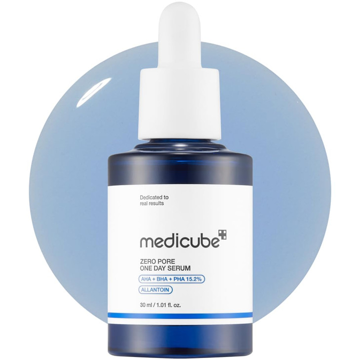 Medicube Zero Pore Oneday Serum 101 floz Overnight Resurfacing Serum with Pore Tightening Complex 152 AHABHAPHA 2 Niacin
