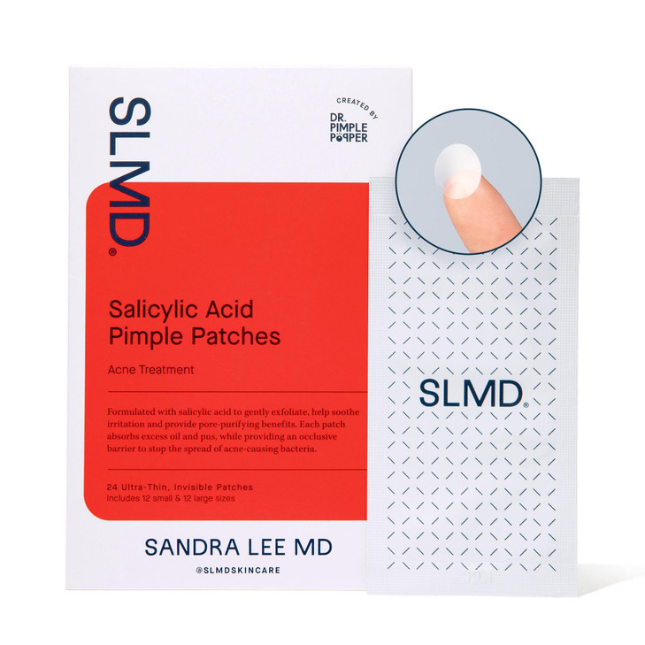 SLMD by Dr Pimple Popper Salicylic Acid Pimple Patches Treat Acne and Improve the Appearance of Dark Spots Thin Transpar