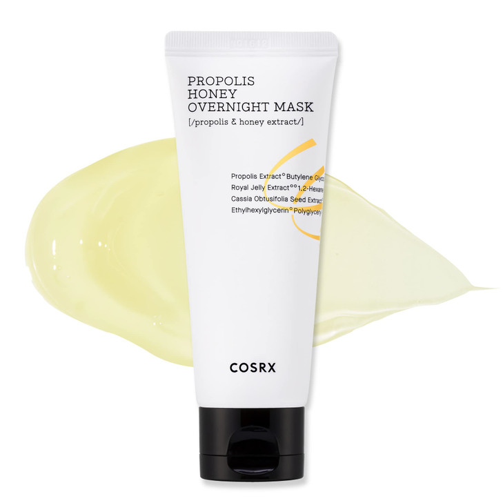 COSRX Full Fit Propolis Honey Overnight Mask 203 floz 60ml Propolis Extract 87 Korean Skin Care Cruelty Free Paraben Fre