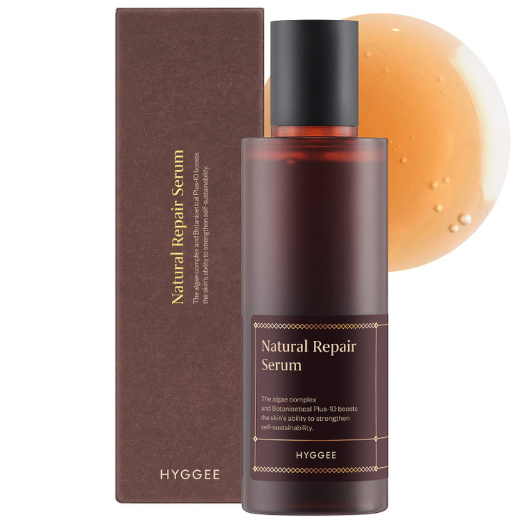 HYGGEE Natural Repair Serum Hydrating Nourishing Face Serum with Ginseng Extract Antioxidant Rejuvenating Highly Concent