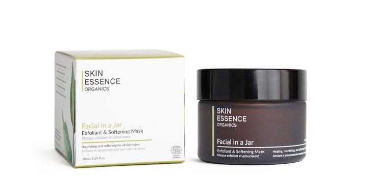 Skin Essence Organics Facial in a Jar Exfoliant Softening Mask 50ml