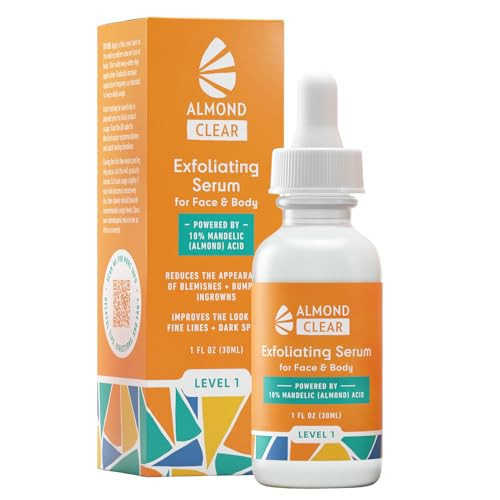Face Body Clearing Serum Level 1 for acne folliculitis aging skin ingrown hairs dark spots face chest butt back thighs a