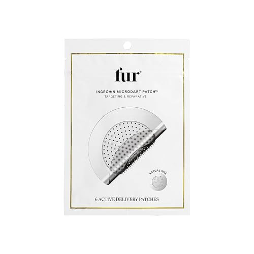 Fur Ingrown Microdart Patches Ingrown Hair Care Quickly and Effectively Clear Up Ingrown Hair Bumps 6 Pack