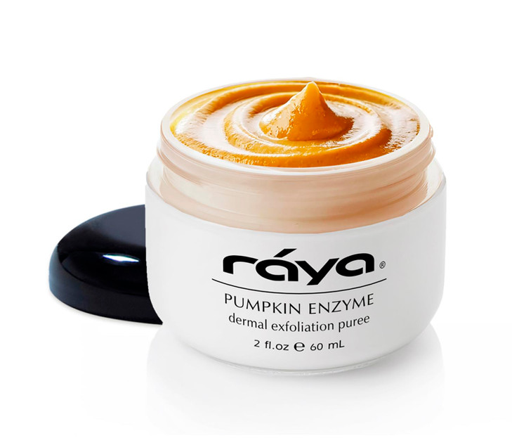 Raya Pumpkin Enzyme Facial Puree 127 Gentle and Exfoliating Treatment for All Skin Reduces Fine Lines and Minimizes Pore