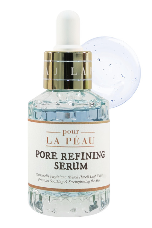 POUR LA PEAU Pore Refining Serum Pore Minimizing Serum for Face Organic Face Moisturizer Pore Tightening Serum Hydrating
