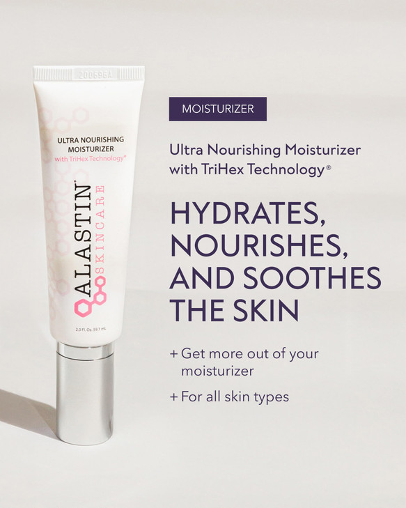 ALASTIN Skincare Ultra Nourishing Face Moisturizer Cream 2 oz Daily Hydrating Lotion For Dry Skin Supports New Collagen