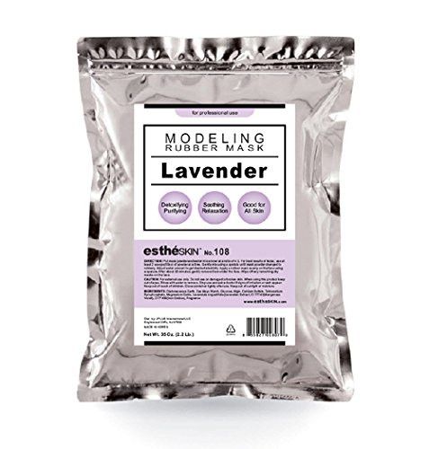 estheSKIN No108 Lavender Modeling Mask Powder for Professional Facial Treatment 35 Oz 1 pack