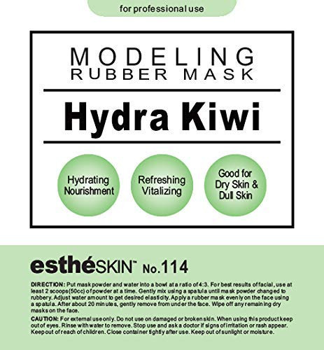 estheSKIN No114 Hydra Kiwi Modeling Mask Powder for Professional Facial Treatment 35 Oz 1 pack