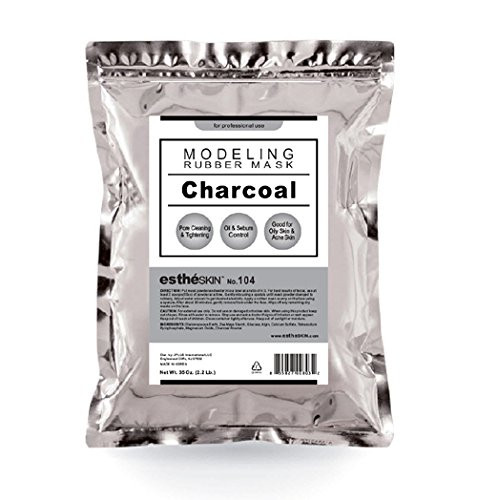 estheSKIN No104 Charcoal Modeling Rubber Mask for professional use 35 Oz