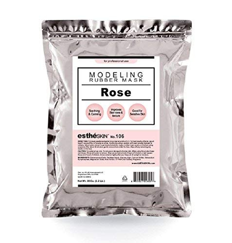 estheSKIN No106 Rose Peel Off Type Modeling Rubber Mask Powder for Facial Skin Care Treatment 35oz