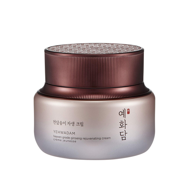 The Face Shop Yehwadam Heaven Grade Ginseng Rejuvenating Cream Gentle LowIrritant Formula for Instant Face AntiAging Eff