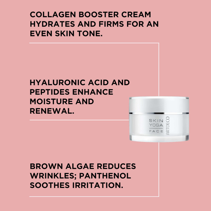 ARTDECO Collagen Booster Cream With Vitamin C Moisturizing Cream AntiAging Effect Combats Signs of Skin Aging like Wrink
