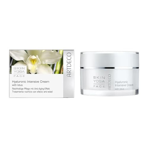 ARTDECO Hyaluronic Intensive Cream Moisturizing Cream with AntiAging Effect Reduces Tightness Ideal for Dry Mature Even