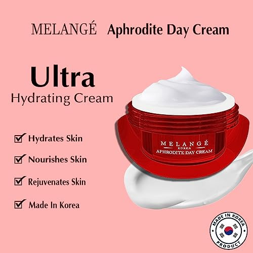 Aphrodite Day Cream Made in Korea Daily Moisturizing Facial Cream Intense Hydration
