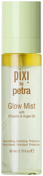 Pixi Beauty Glow Mist AllOver Mist for Luminous Complexion Set Refresh Makeup Hydrate Skin with 21 Natural Oils 270 Fl O