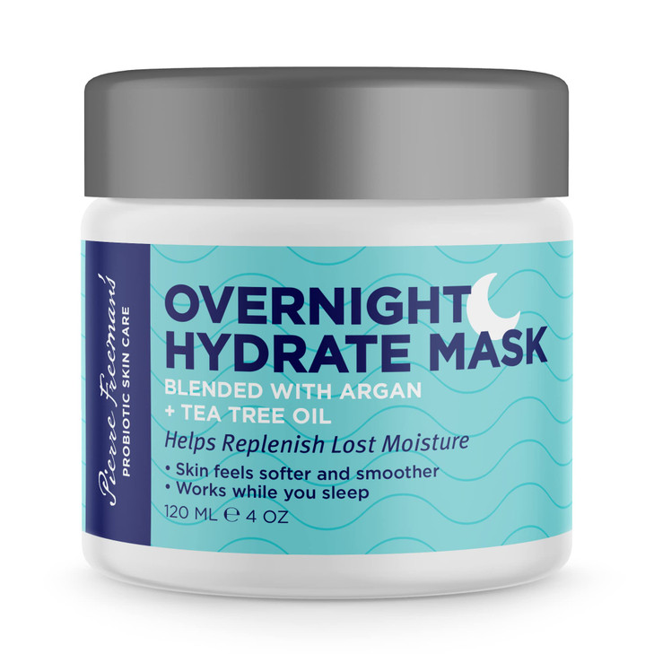 Pierre Freemans Overnight Hydrate Mask Blended with Argan and Tea Tree Oil 4 oz