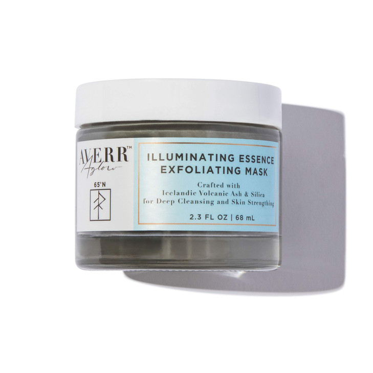 Averr Aglow Illuminating Essence Exfoliating Mask Peel Dead Skin Acne Dark Pores Minimizer Natural Solution Facial Mask