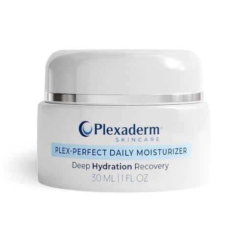 Plexaderm Daily Face Moisturizer Hyaluronic Acid for Deep Hydration For All Skin Types FragranceFree 1 fl oz