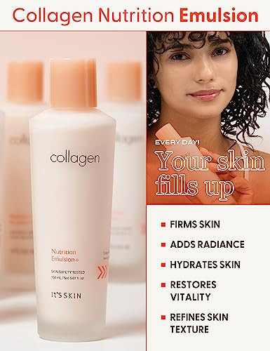 ItS SKIN Collagen Nutrition Emulsion Marine Collagen Volume Firming Facial Lotion Intense Revitalizing Elasticity for Ro