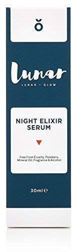 Night Elixir Serum by Lunar Glow An Anti Aging Night Repair Serum for your Face and Skin 1 floz 30ml