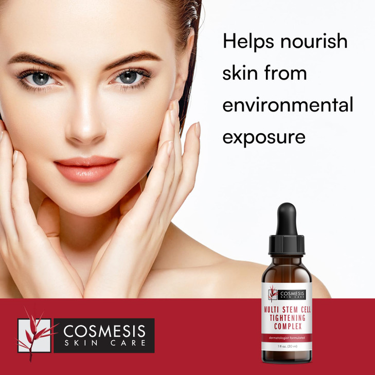 Multi Stem Cell Skin Tightening Complex Boosts Hydration Firms Skin Reduces Wrinkles Protects from Environmental Exposur