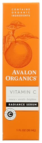 Avalon Organics Radiance Serum with Vitamin C 1 Oz