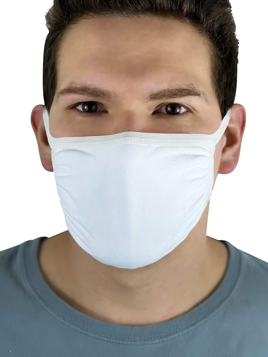 Fruit of The Loom Reusable Cotton Face Mask Pack of 50 Black