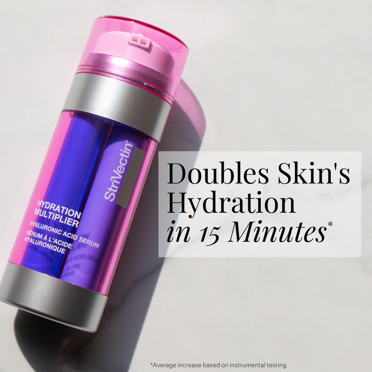 StriVectin Multi Action Hydration Multiplier Serum with Hyaluronic Acid Ceramides and Peptides for Dehydrated Dry Skin