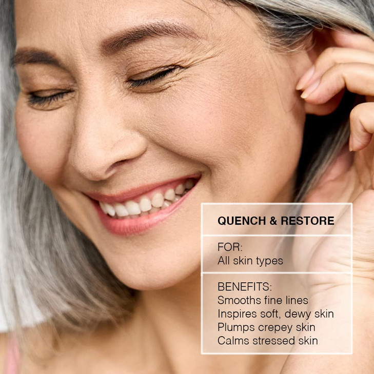 MD Complete Quench Restore Advanced Hyaluronic Acid Treatment For Plumping and Firming on Face Hands and body With Hyalu