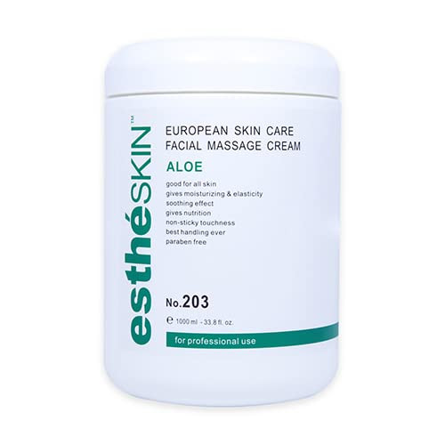 estheSKIN Aloe Facial Massage Cream for European Skin Care 338 floz 1000 ml