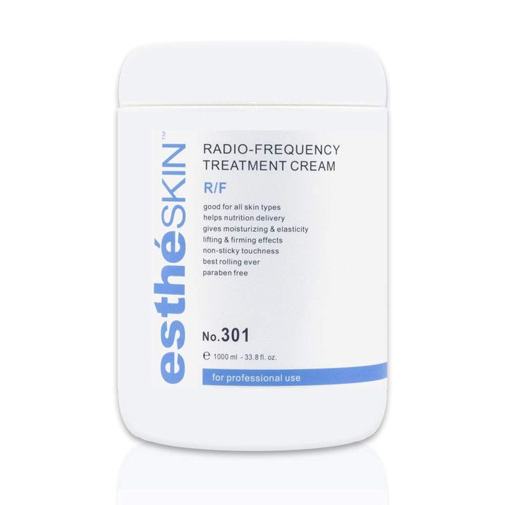 estheSKIN RF Cream for Professional Radio Frequency Treatment 338 floz 1000 ml 1Pack