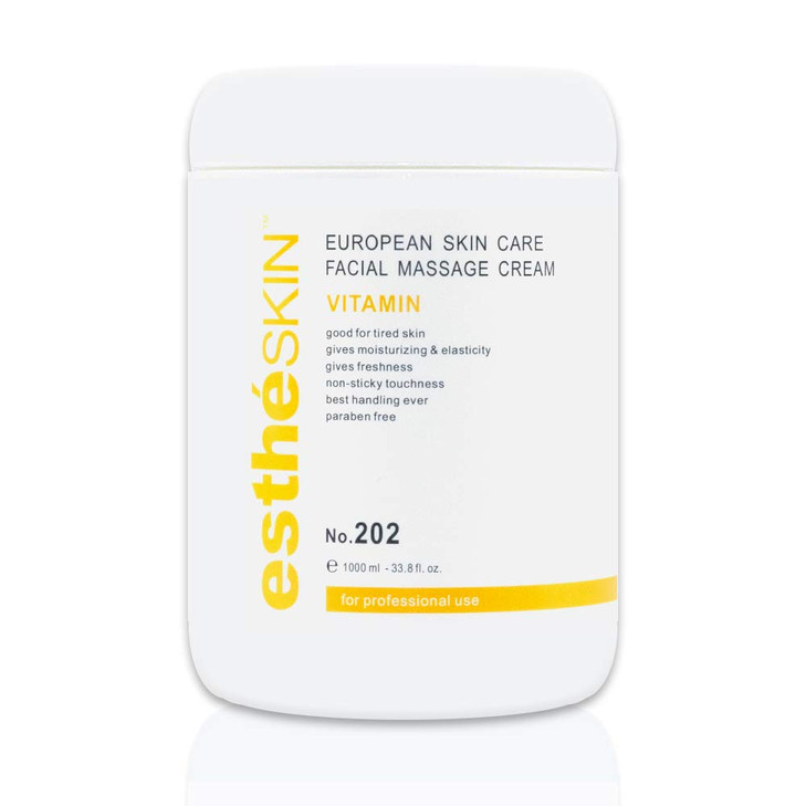 estheSKIN Vitamin Facial Massage Cream for European Skin Care 338 floz 1000 ml