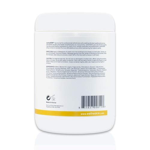 estheSKIN Vitamin Facial Massage Cream for European Skin Care 338 floz 1000 ml