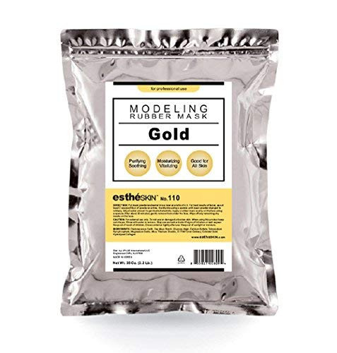 estheSKIN No110 Gold Modeling Mask Powder for Professional Facial Treatment 35 Oz 1 pack