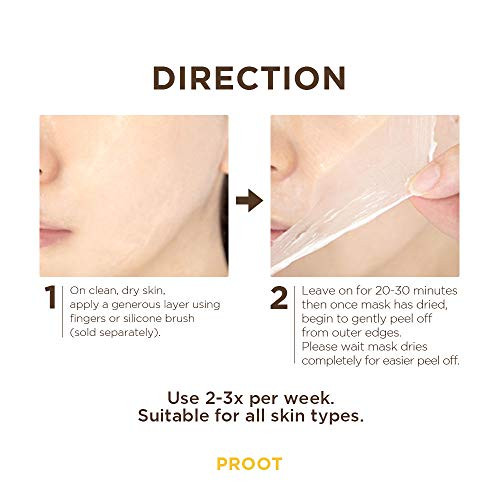 Calendula Peel Off Mask With Herbal Infused Brightening Serum Formulated with Real Calendula Flower Leaves and Extracts
