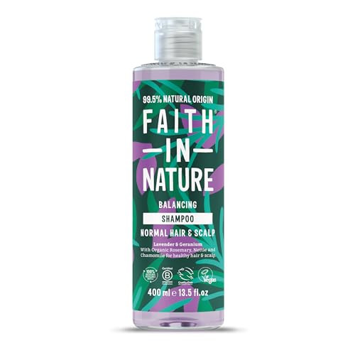 FAITH IN NATURE Natural Shampoo - Vegan & Cruelty Free, No SLS or Parabens - 13.5 fl oz, Lavender & Geranium online at globaldelivered