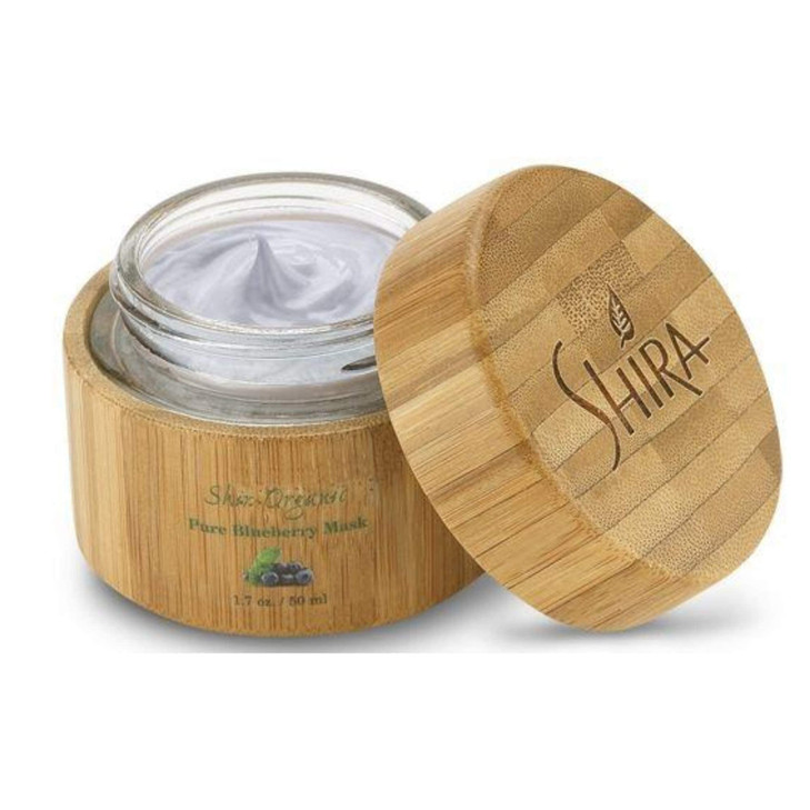 Shira ShirOrganic Pure Blueberry Facial Mask For Nourished WrinkleFree and Radiant Skin With Organic AntiAging Formula L