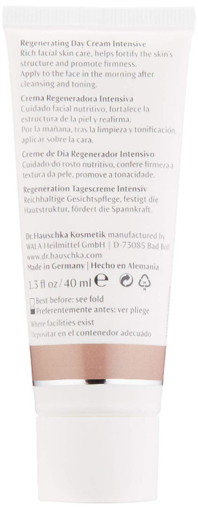 Dr Hauschka Regenerating Day Cream Intensive rich facial skin care helps fortify the skins structure and promote firmnes