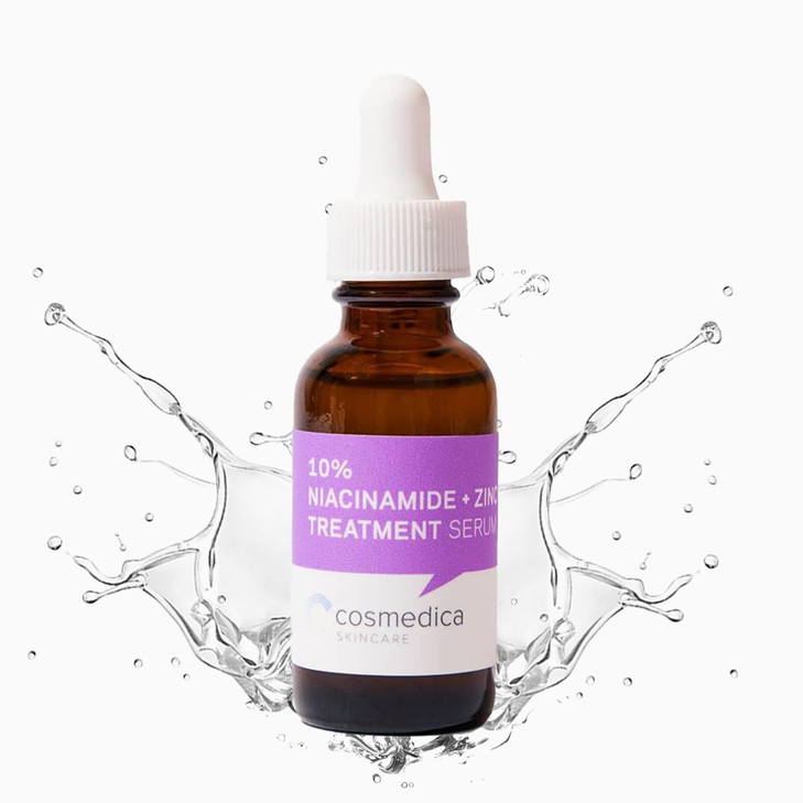Cosmedica Skincare Niacinamide Zinc Treatment Serum with Hyaluronic Acid 1 oz