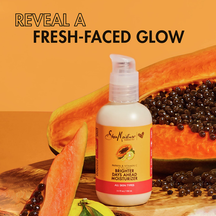SheaMoisture Face Moisturizer For Dull Uneven Skin Papaya and Vitamin C Skin Care 32 oz