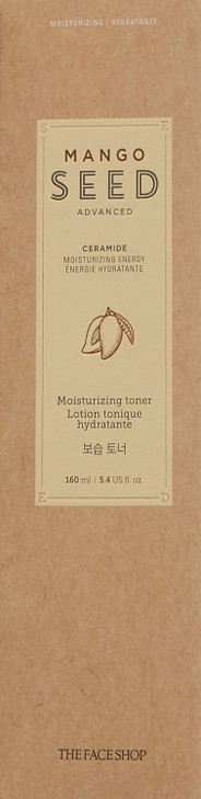 The Face Shop Mango Seed Moisturizing toner Intense Hydrating Nourishing Toner with Subtly SweetScented for Dry Skin Ric