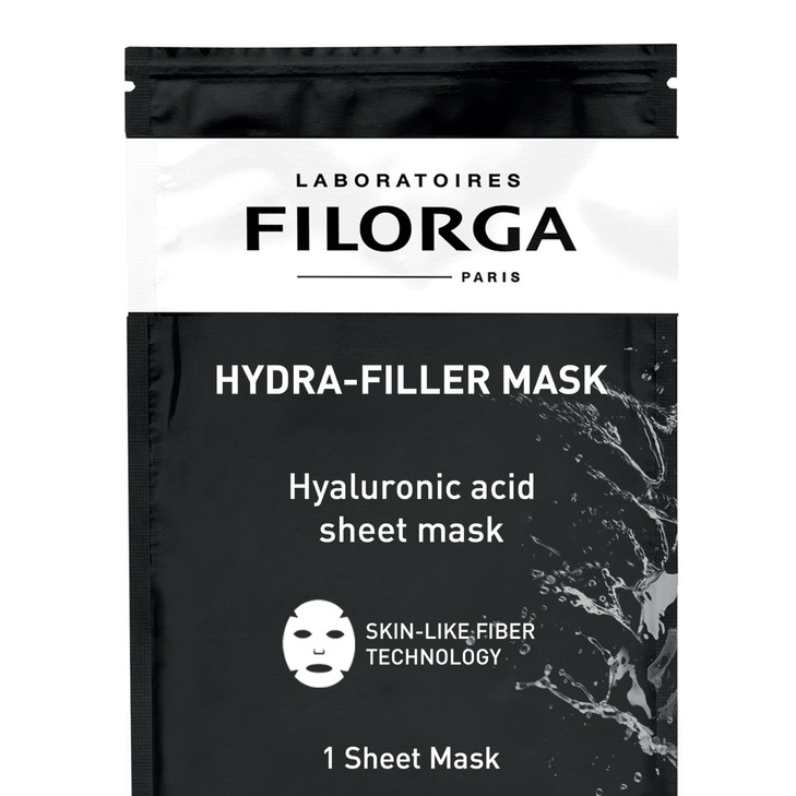 Filorga HydraFiller Super Moisturizing Personal Skincare Face Mask Sheet Mask With Concentrated Serum of Hyaluronic Acid