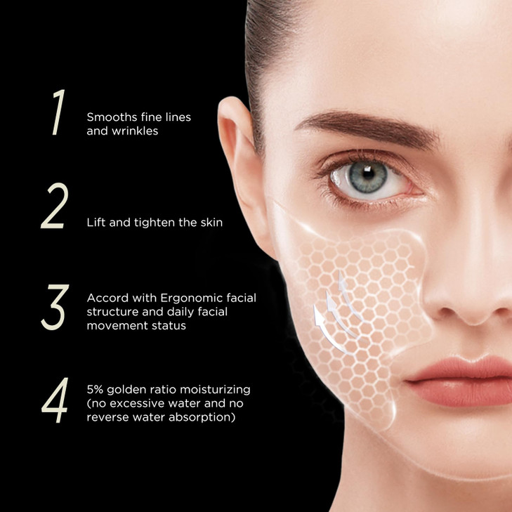 SECRET STRIPS Sheet Face Masks Skincare to Remover Smile Lines Laugh Lines Anti Wrinkle PatchesFace Lift Beauty Facial S