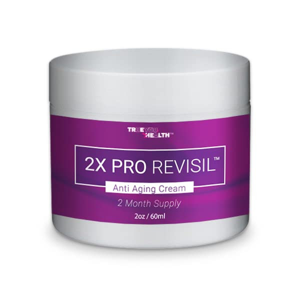 2X PRO REVISIL Cream Anti Aging Cream 2 Month Supply AntiWrinkle Facial Moisturizer with Collagen Vitamin C Intense Hydr